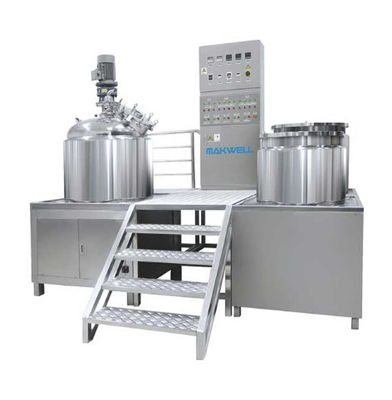 quality Crème cosmétique émulsifiante homogénéisante sous vide émulsifiante à cisaillement élevé mélangeur dispersant 2800 tr/min factory